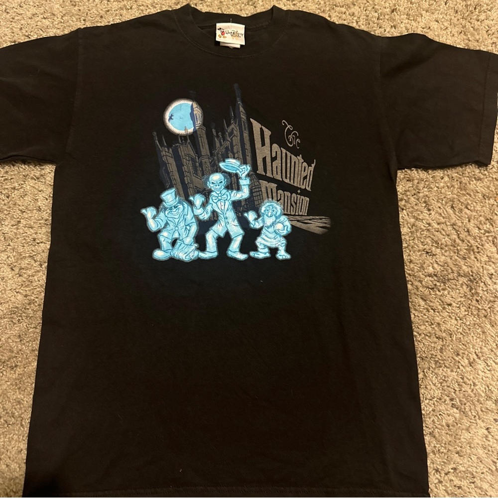 Walt Disney World HAUNTED MANSION T-Shirt Size Medium Glow In Dark